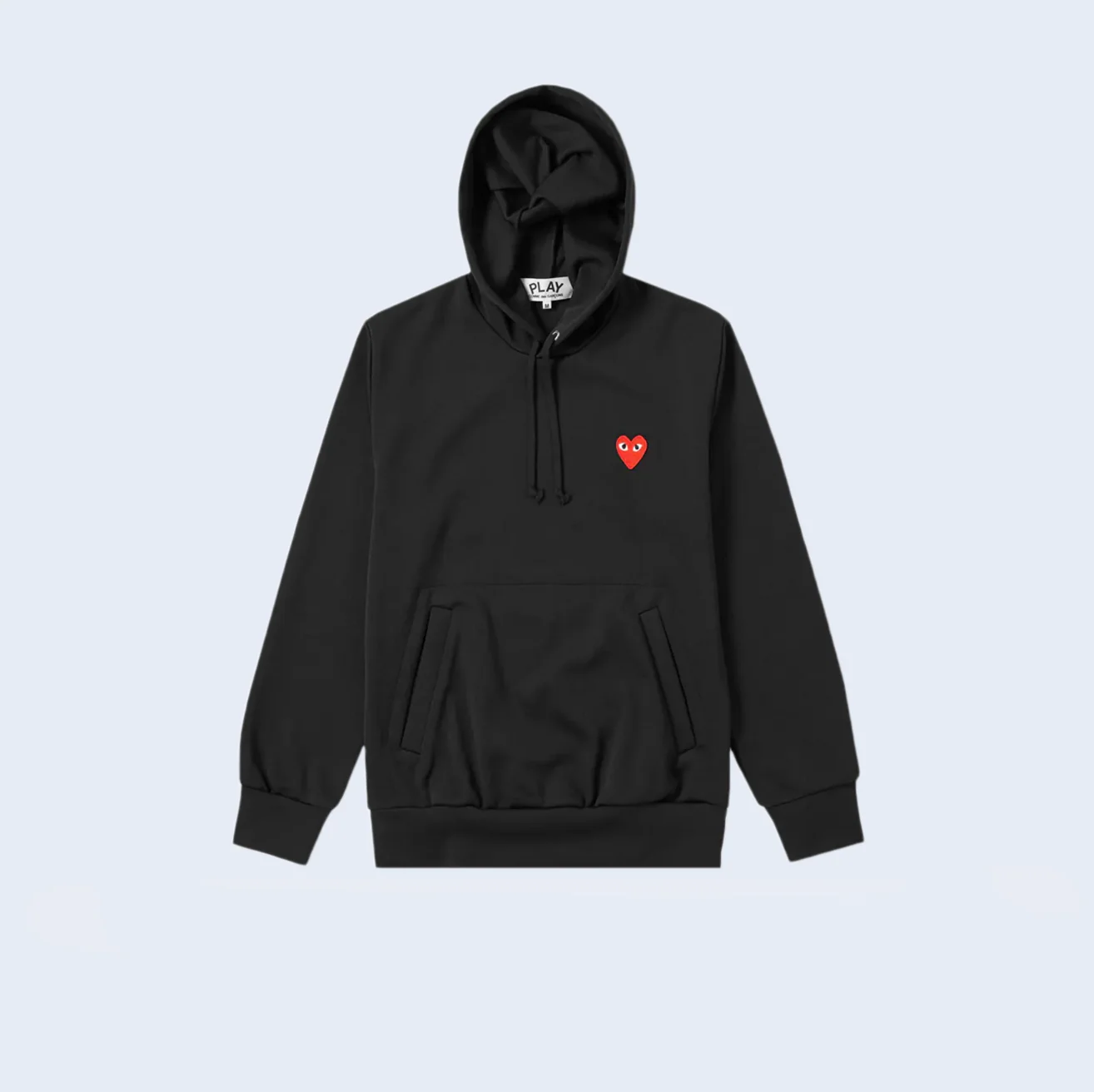 Hoodie Black Red Heart - Image 3